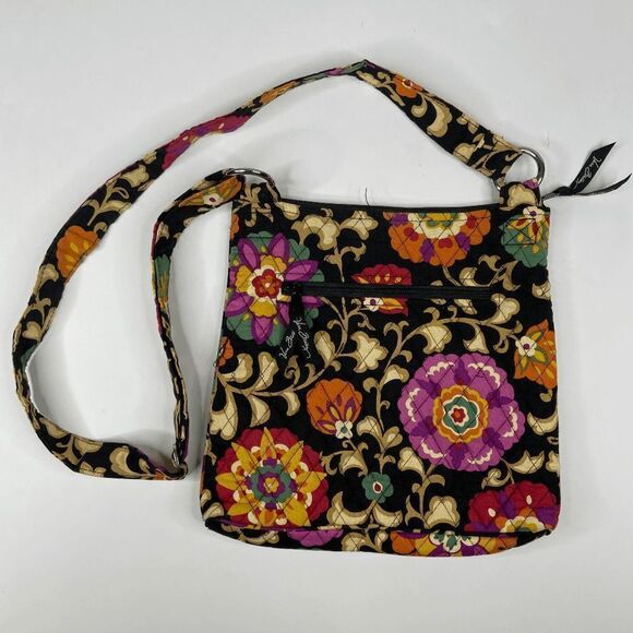 Vera Bradley Suzani Hipster Zip Closure Crossbody Bag Women's Floral Size 11" - Picture 5 of 9